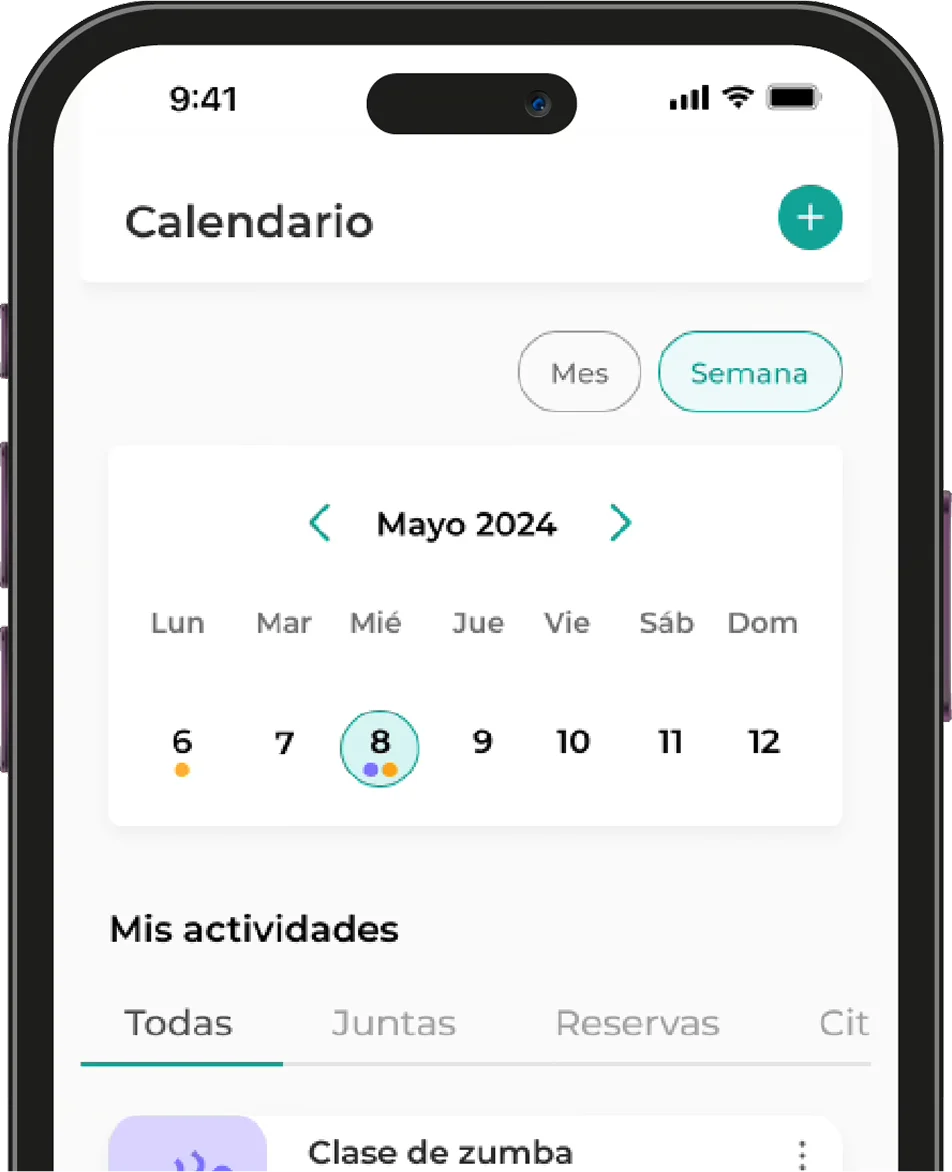 app vista detalle de jornada de trabajo